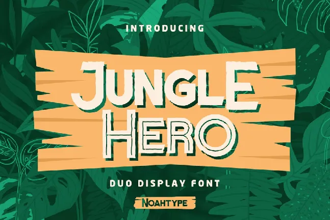 Jungle Hero font