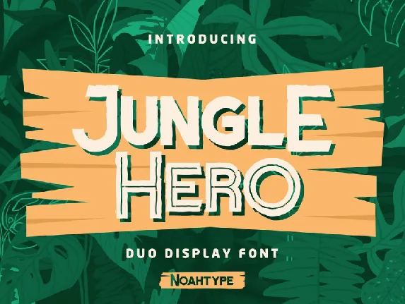 Jungle Hero font