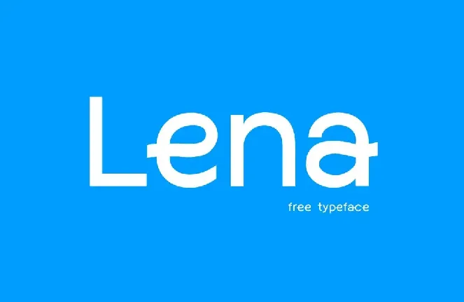 Lena font