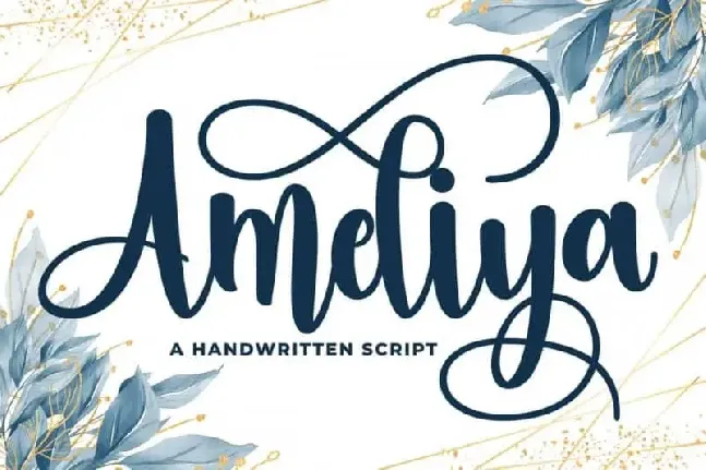 Ameliya Script font