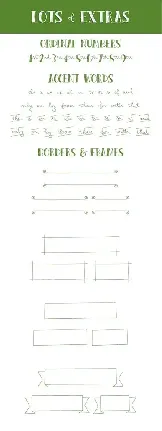 Peas & Carrots font