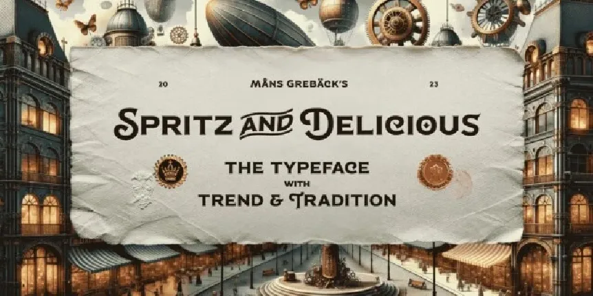 Spritz And Delicious font