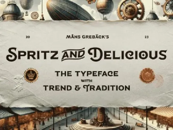 Spritz And Delicious font