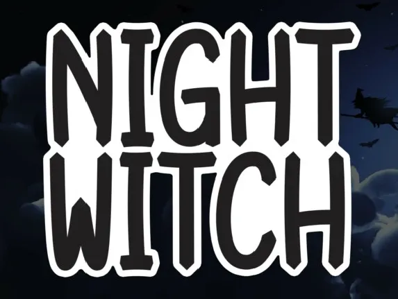 Night Witch Display font