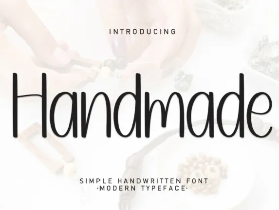 Handmade Display Typeface font