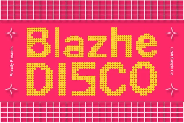 Blazhe Disco font