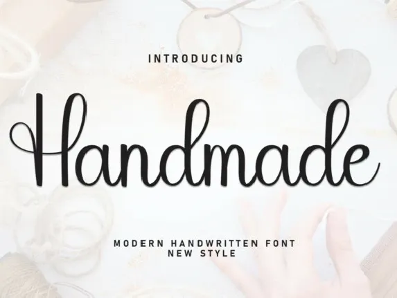 Handmade Script font