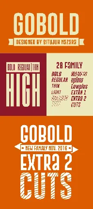 Gobold font