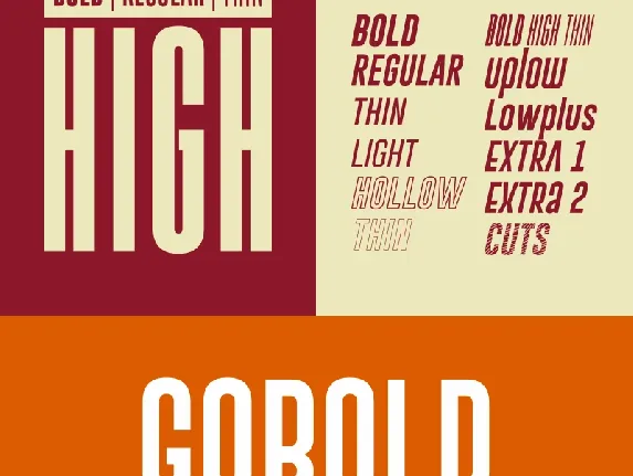 Gobold font