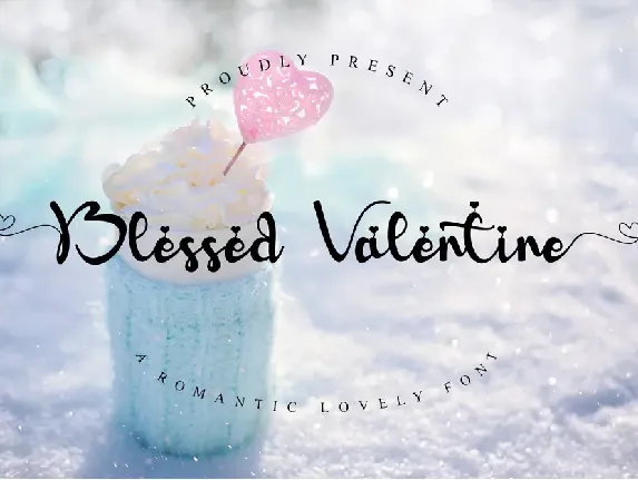 Blessed Valentine font