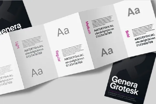 Genera Grotesk font