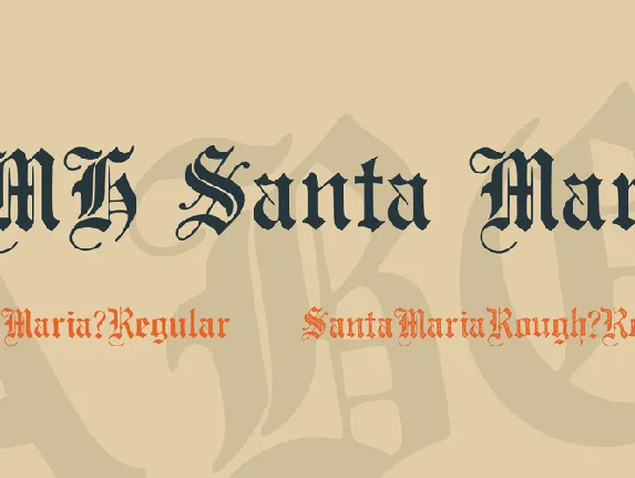 JMH Santa Maria font