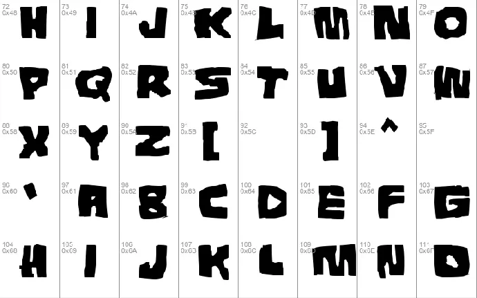 Tunnepinta font