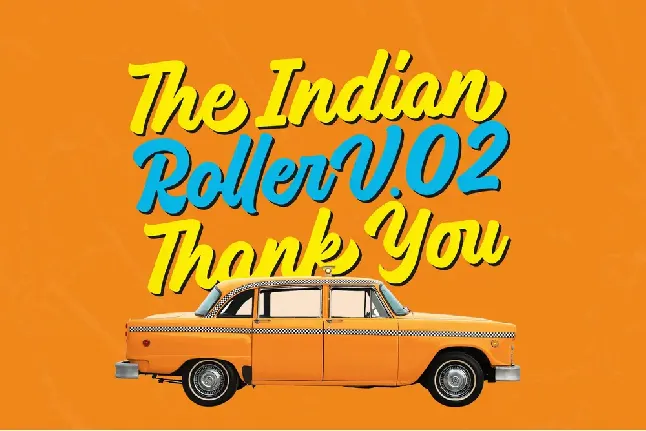 Indian Roller V.2 font