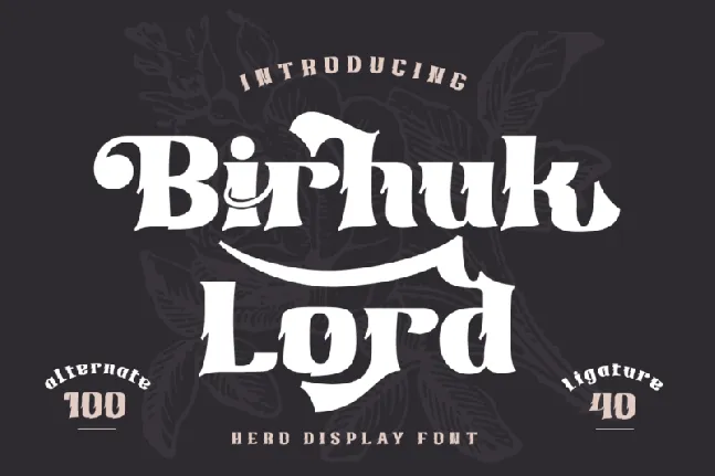 Birhuk Lord font