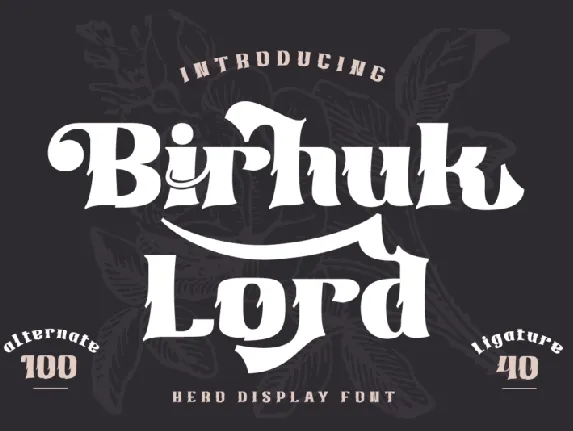 Birhuk Lord font