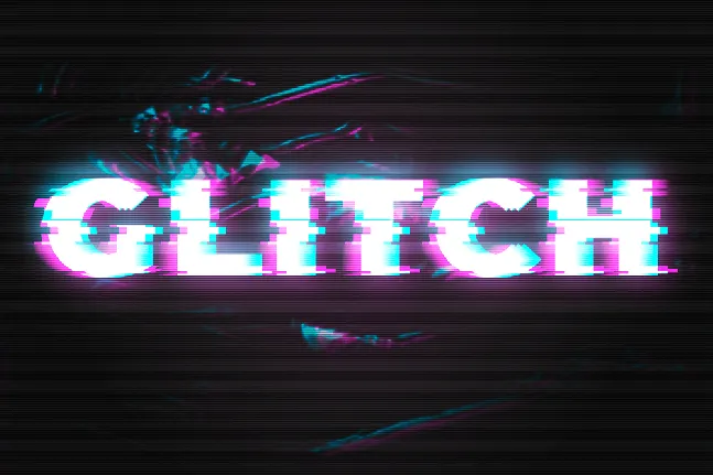 Those Glitch font