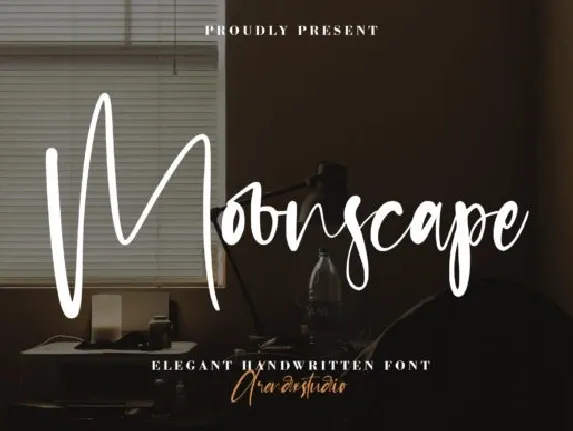 Moonscape font