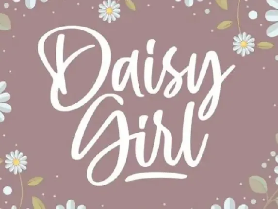 Daisy Girl font