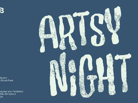 Artsy Night font