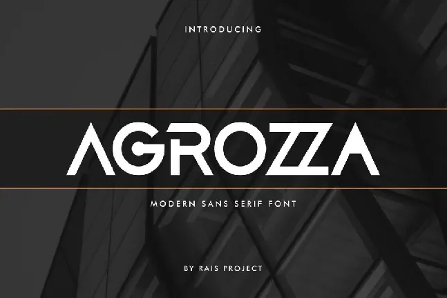 Agrozza font