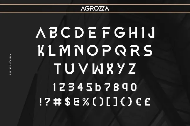 Agrozza font