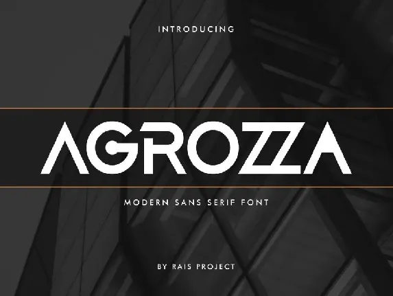 Agrozza font