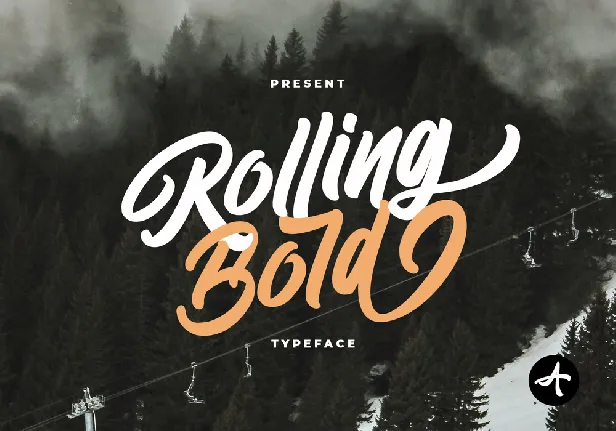 Rolling Bold font