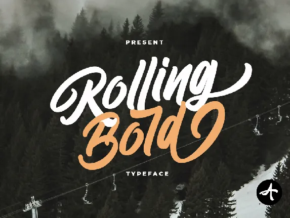 Rolling Bold font