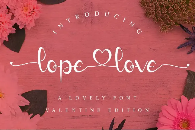 lope love - Personal Use font