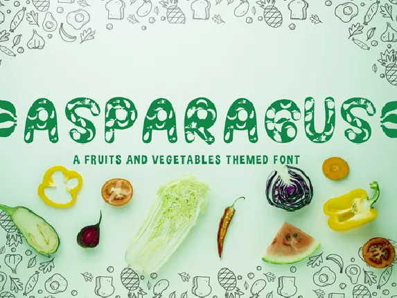 ASPARAGUS font