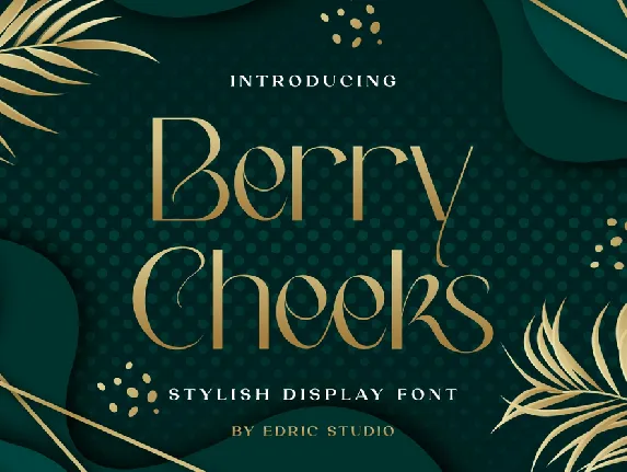 Berry Cheeks Demo font