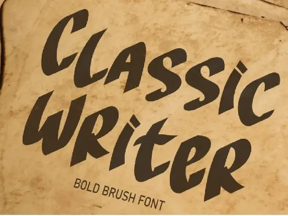 Classic Writer font