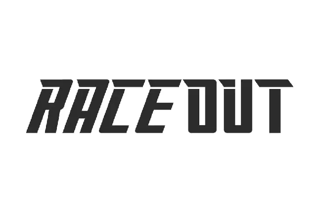 Raceout font