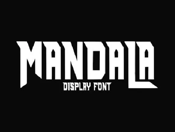 Mandala font