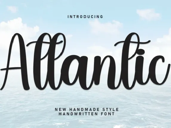 Atlantic Script font