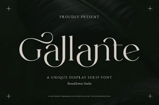 Gallante font