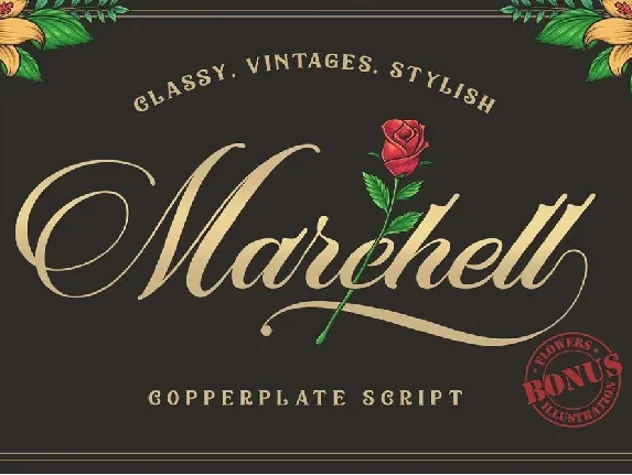 Marchell font