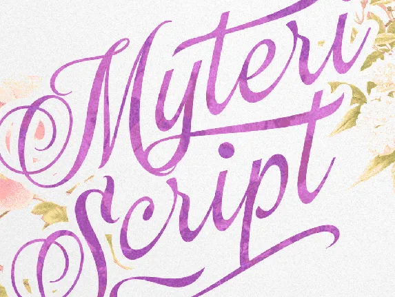 Myteri Script PERSONAL USE ONLY font