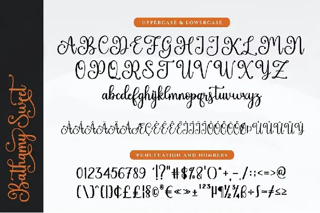 Bathamy Sweet font