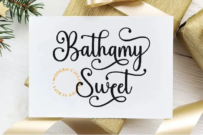 Bathamy Sweet font