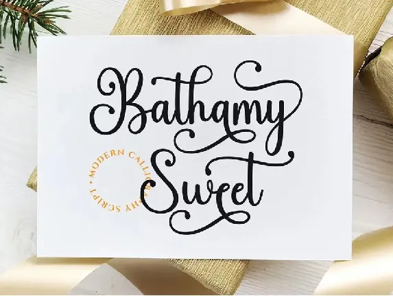 Bathamy Sweet font