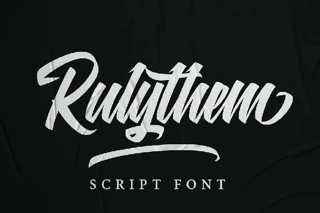 Rulythem font