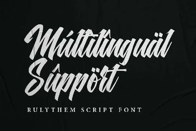 Rulythem font