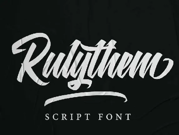 Rulythem font