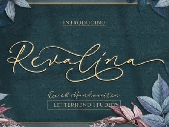 Revalina Handwritten font