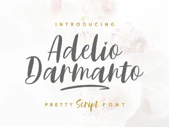 Adelio Darmanto font