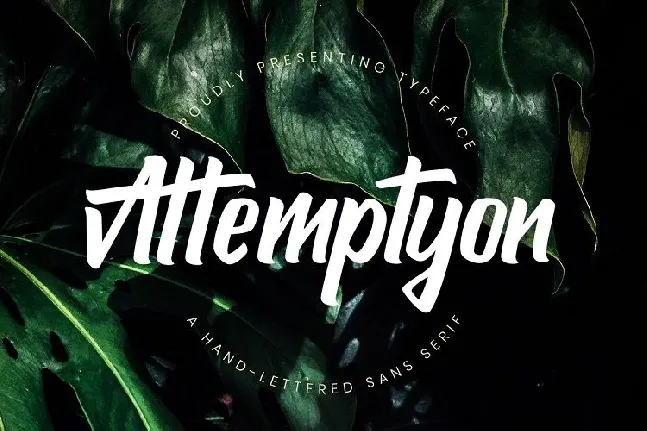 Attemptyon Handwritten font