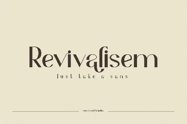 Revivalisem-demo font