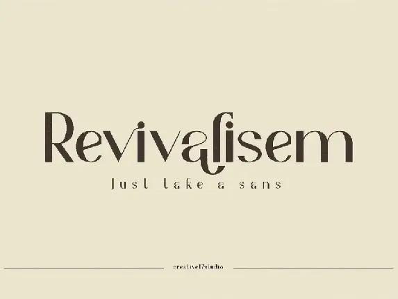 Revivalisem-demo font